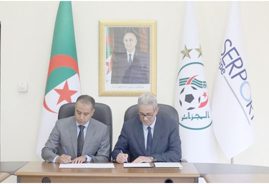 Fédération algérienne de football Signature d’un protocole de partenariat avec « Serport »